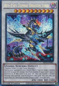 Red-Eyes Zombie Dragon Lord 1st Edition MP23 EU English