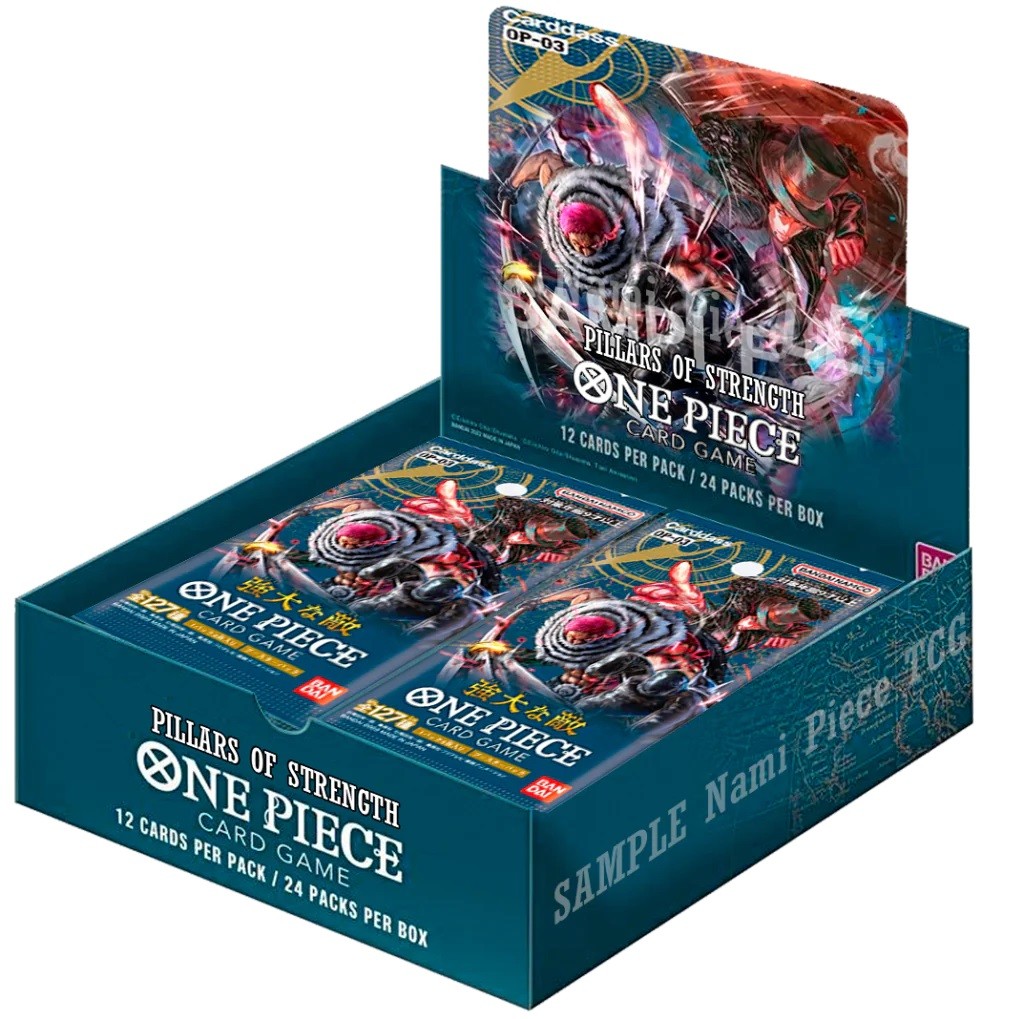 One Piece Pillars of Strength OP03 Sealed Case English (12x Booster Boxes)