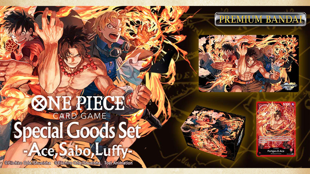 One Piece Card Game Special Goods Set -Ace/Sabo/Luffy- Bandai Supply Bundles (BSB)