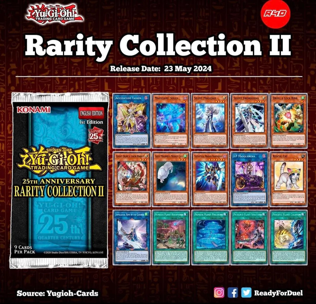 25th Anniversary Rarity Collection 2 AMERICAN Booster Box
