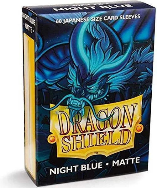 Dragon Shield Japanese size Matte Sleeves - Night Blue (60 Sleeves)